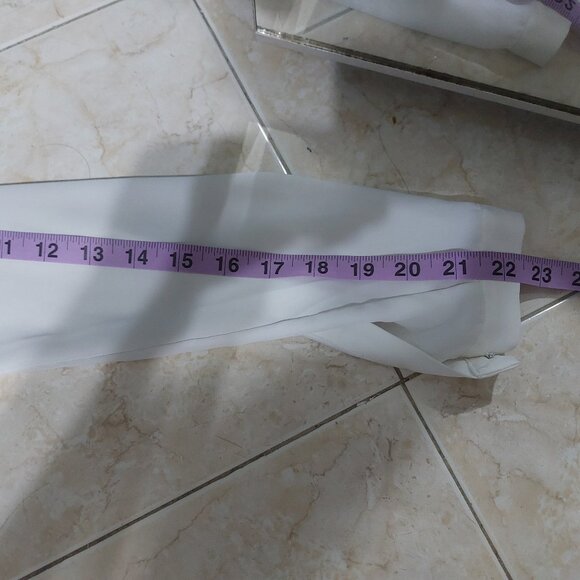 MNG Mango Basics Work Casual Professional Silky Top Black White Soft Comfortable - Picture 7 of 11